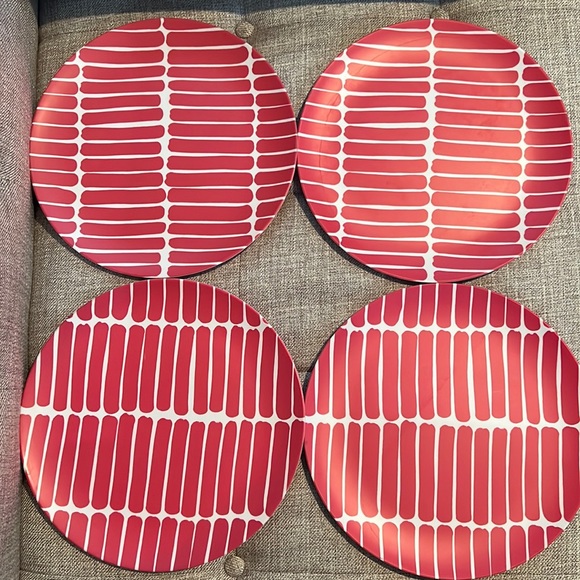 Marimekko Dining Marimekko For Target Set Of 4 Melamine Plates